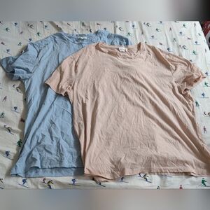 EUC Men's Sezane Octobre Edition Crewneck Short Sleeves Cotton Tee Shirts, XXL